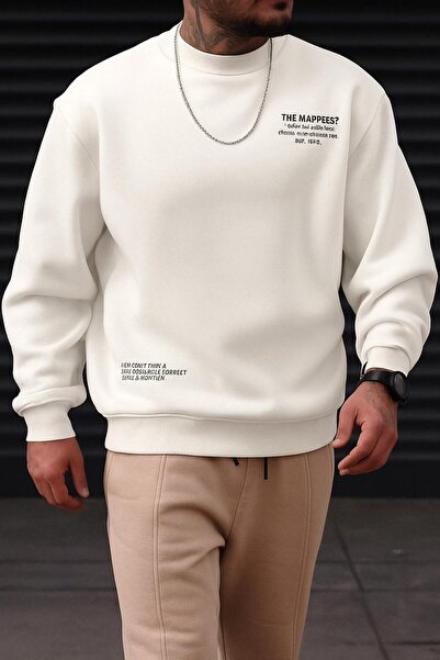 DM DOLCE MORE 3 خيوط من القطن الممشط هل هي السعادة؟ سترة رياضية مطبوعة للجنسين