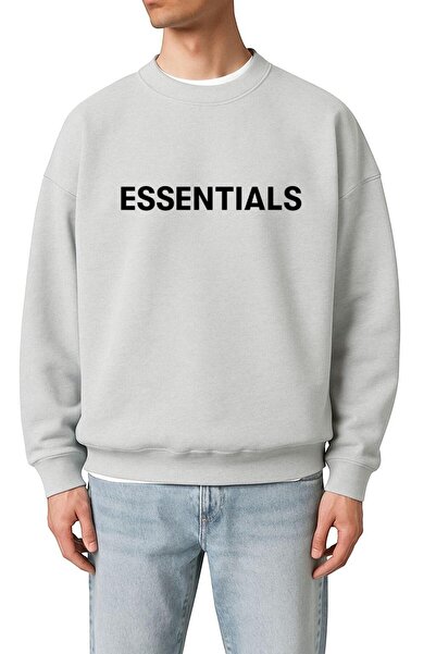 DM DOLCE MORE Hanorac unisex cu imprimeu ESSENTIALS din bumbac pieptănat cu 3...