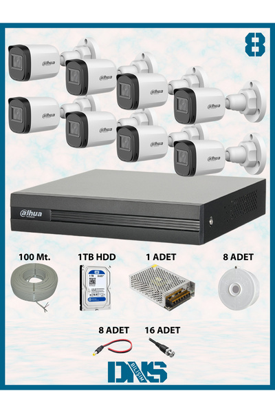DAHUA 8 Lİ SET