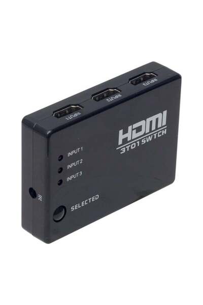Zibox Powermaster 3 Giriş 1 Çıkış HDMI Switcher Toplayıcı PM-6853