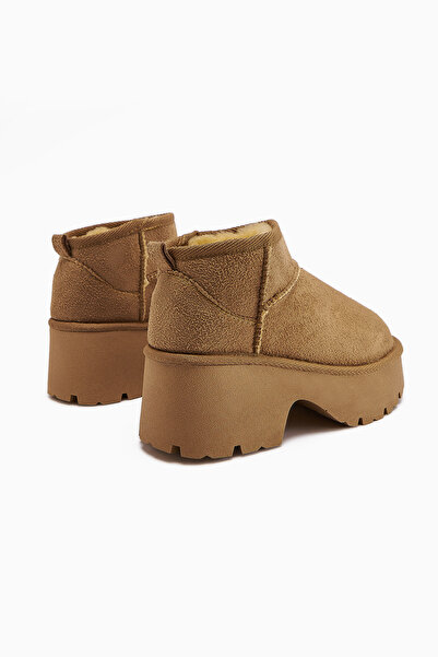 İncimoda Classic Ultra Mini New Heights Kısa Bilek Içi Kürklü Platform Taban Günlük Bot