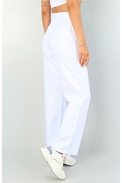 jsshop collection S-E-R-E-N-A-Y S-E-R-İ-E-S Wide Leg High Waist New Season Women's Lycra Recovery Palazzo Jeans