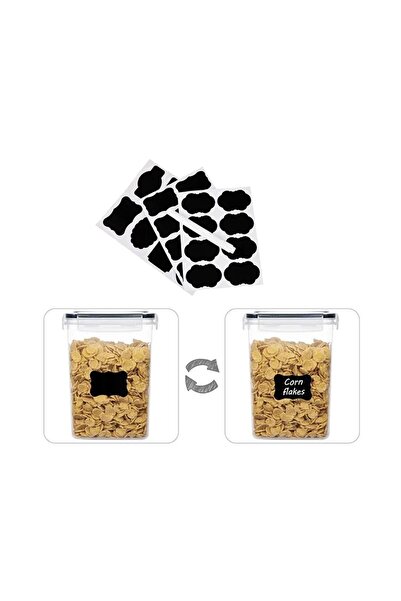 Flippy food storage boxes, set of 8, PP plastic, transparent, assorted sizes