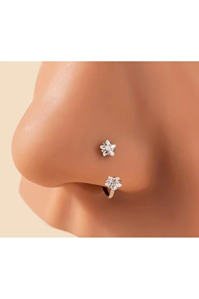 BY YASİN TOPÇU ✨ Işık Çiçeği Burun Piercing (Stud & Halka) ✨