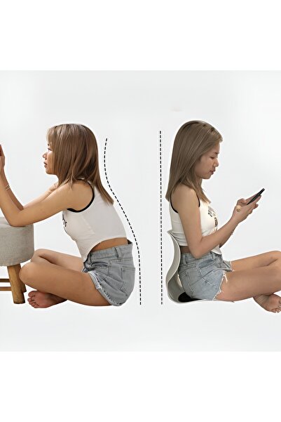 Flippy Chair Support , Portable, Ergonomic, Pain Relief, Breathable, 32x29x28 cm, Size S, Black
