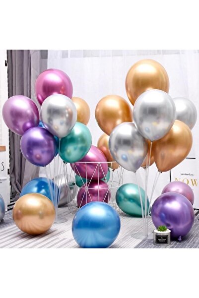 Flippy Balloon Stand Flippy, Three-Layer, for 7 Balloons, 70 cm, Transparent