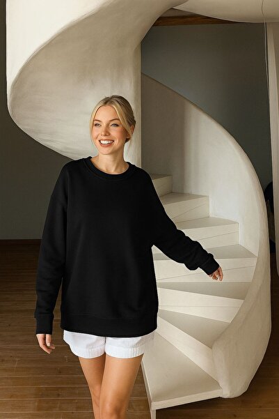 BENROMA 3 İPLİK PENYE BASKILI UNİSEX SWEATSHIRT