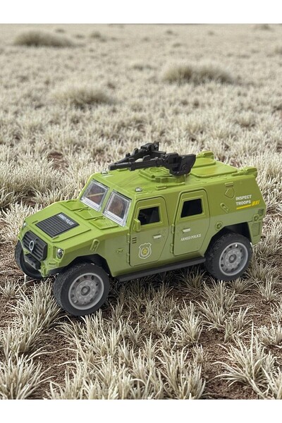 YILDIRIM OYUNCAK 4 Adet Askeri Araç Kaliteli Plastik Sürtmeli 4 Asorti Savunma Araçları - 4Lü Set 12 cm