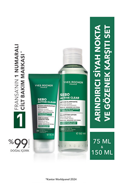 Yves Rocher Arındırıcı Siyah Nokta ve Gözenek Karşıtı Seti-9916909