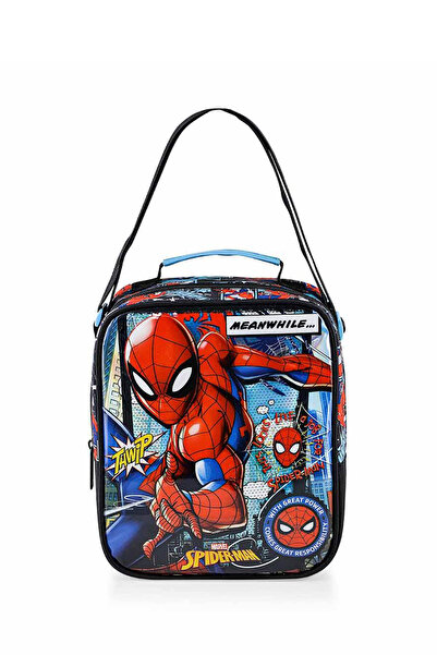 SPIDERMAN Lisanslı Premium ilkokul çantası seti + Beslenme Çantası + Suluk + Kalemkutu + Kab