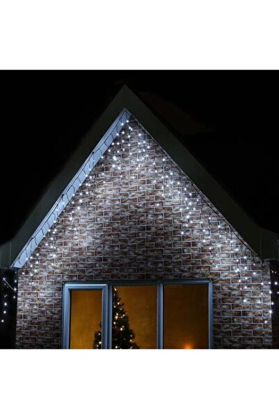 SDX Market Instalație de Crăciun, tip franjură - 8m x 0,7m, 200 LED-uri cu ef...