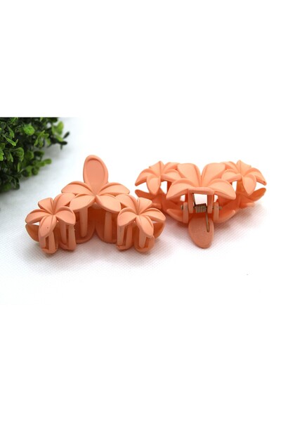 Tezcan Aksesuar Cataramă cu model floral colorat de 6 cm (pachet de 2)