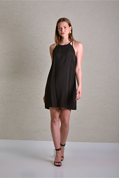 KASHA 25YE040 ASKILI KISA ELBİSE