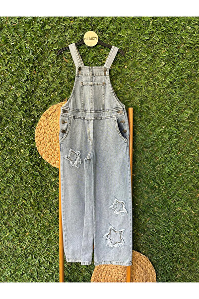 BEBEXY BUTİK Yıldızlı Kız Slopet / Bahçivan