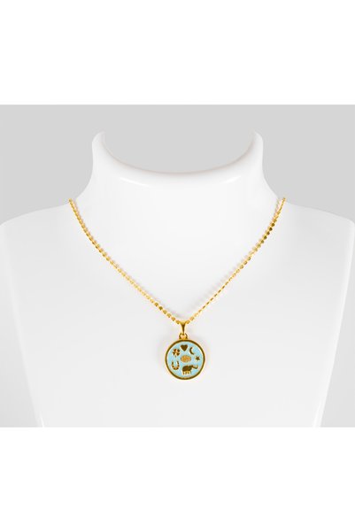 Yıldırım 6 Figured Lucky Necklace Carrying Positive Energy – Comes with Chain and 3 Chain Options