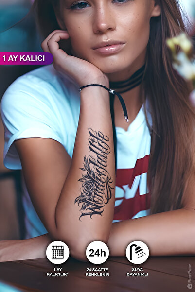 BP Tattoo Wonderful Life Yazılı 1 Ay Kalıcı Dövme