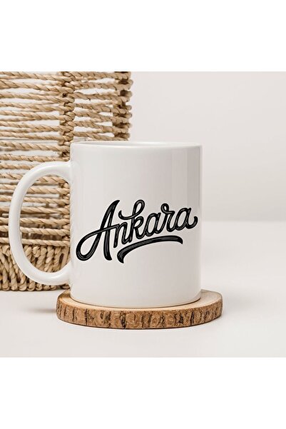 Hediye Vakti Ankara Written Design Mug – City Themed Gift