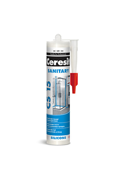 Ceresit Silicon sanitar CS15 2950296, 280 ml, alb