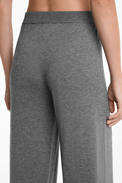 Oysho 10% cashmere straight-leg knit trousers