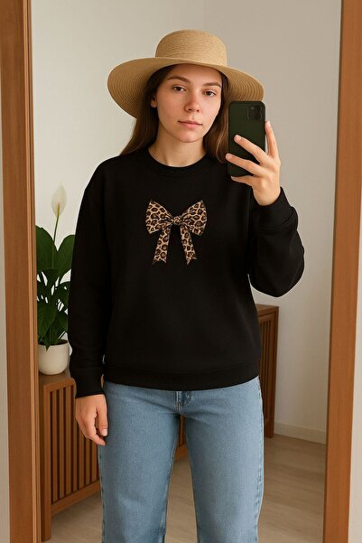 DM DOLCE MORE سترة رياضية للجنسين مطبوعة بشريط قطني ممشط بثلاثة خيوط