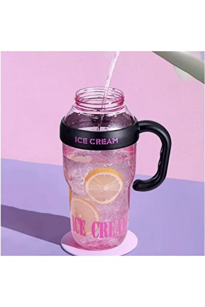 Flippy Water Bottle, Flippy, Thermal, Keeps You Cool for 6 Hours, 1400 mL, with Straw and Lid