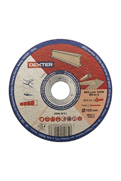 OEM Disc taiere Dexter, pentru otel/metal, Ø 125 x 1 mm