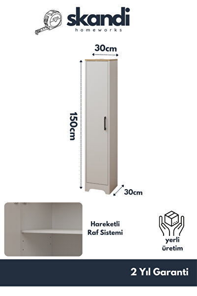 Skandi homeworks Base Çok Amaçlı Boy Dolabı