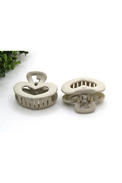 Tezcan Aksesuar Cataramă cu model de inimă colorată de 4 cm (pachet de 2)