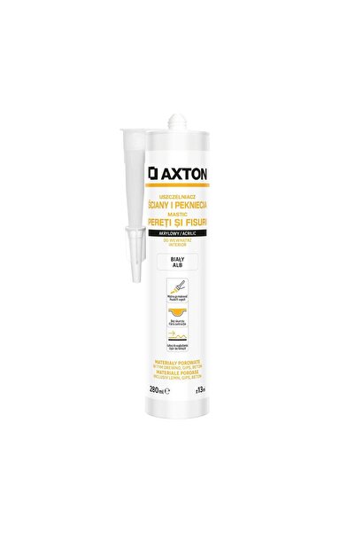 OEM Mastic acrilic Axton, pentru pereti si fisuri, alb, 280 ml