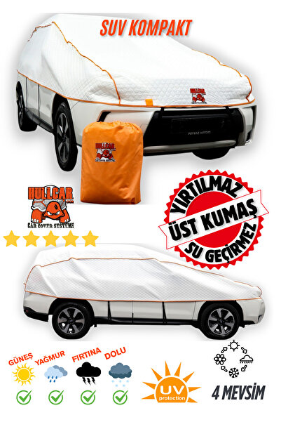 Hullcar , Suv Kompakt Segment, Güneş, Yağmur, Kar, Dolu koruyucu Branda, yırtılmaz araç brandası