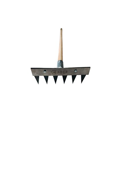 ADER 6 DİŞLİ OT YOLMA ÇELİK TIRMIK ÇAPASI CK-75 BIÇAK ÇELİĞİ