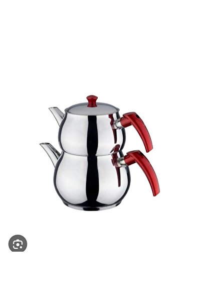 abnturk Süper Kalite Paslanmaz Çelik Küre Çaydanlık Küçük Boy