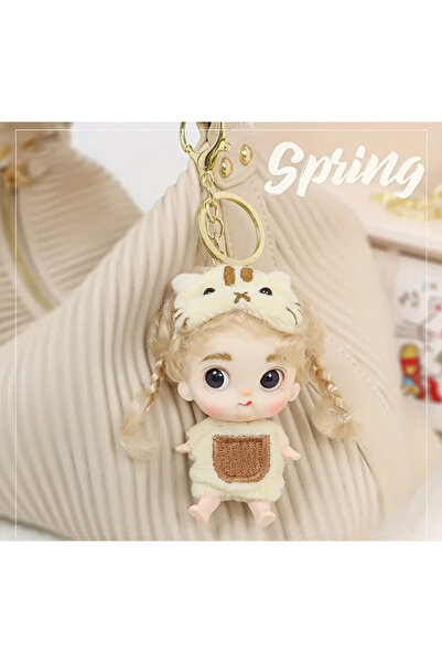 Innovate Store إكسسوار حقيبة مفاتيح على شكل دمية قطة صغيرة فائقة الجمال من فوا