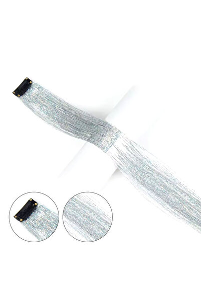 arzuperuk peruk ve saç atölyesi Klipsli Hair Tinsel Saç Simi - HTK11
