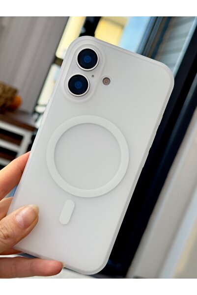 Go Aksesuar Iphone 16 Gerçek Magsafe Özellikli Parmak İzi Bırakmaz Mat Şeffaf...