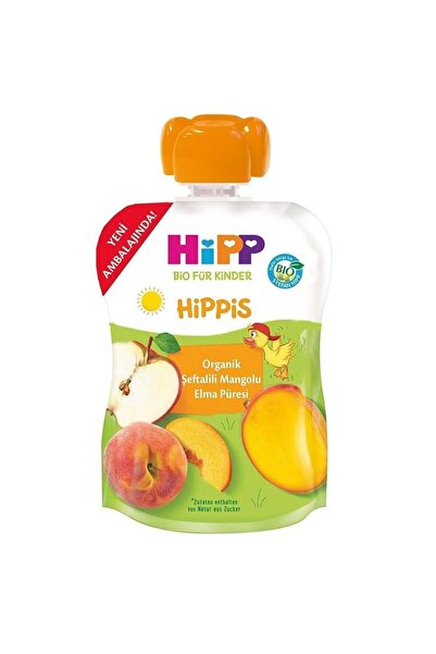 NW NessiWorld Piure de mere organic cu piersici și mango 100 gr