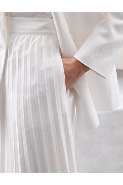 Marks & Spencer Linen Pleat Pantolon