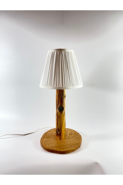 OEM Handmade desk lamp with textile lampshade