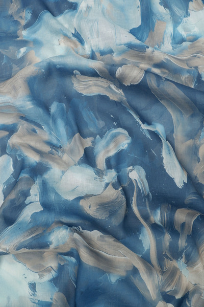 Sekine İpek Batik Pattern Soft Cotton Shawl