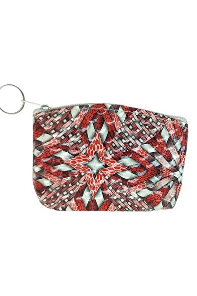CASABA Coin Purse Keychain Mixed Pattern Multi-Colored