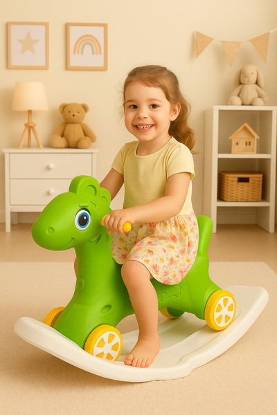 Efe 2’si 1 Arada Sallanan Dino & Bingit – Çift Kullanım Binek Oyuncak