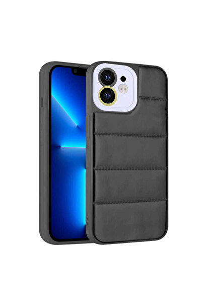 ECRUZ حافظة AiHTTgli الملونة ECRZ متوافقة مع كاميرا iPhone 12 - أسود