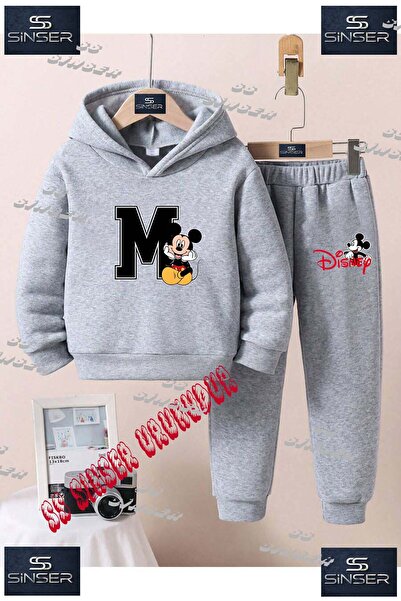 SS SİNSER Set de trening cu hanorac cu imprimeu special pentru copii, unisex,...