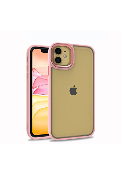 ECRUZ حافظة ECRZ Flora متوافقة مع هاتف iPhone 11 - ذهبي وردي