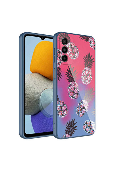 ECRUZ حافظة هاتف Galaxy M23 مصنوعة من السيليكون الصلب المزخرف وغطاء إيبوكسي E...