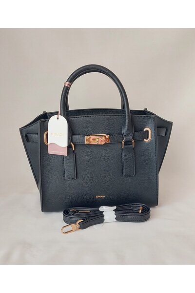 SARACH 252AÇ315 Model Marka Siyah Renk El ve Omuz Çantası