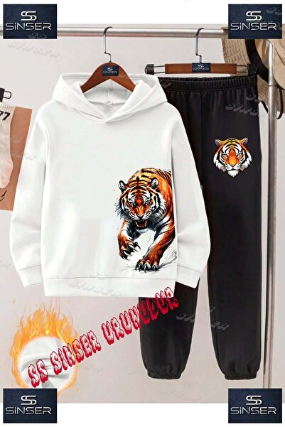 SS SİNSER Set de trening cu hanorac cu imprimeu special „TIGER SIDE PENCE” pe...