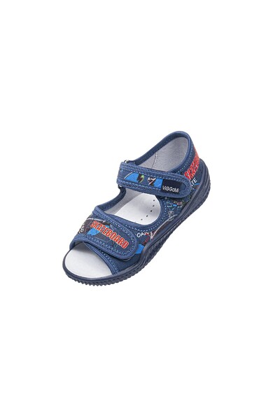 JollyMag Leather insole sandals for boys Vi-GGa-Mi Darus Print size 30