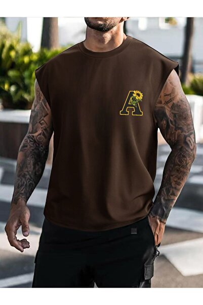 E-ROMA A Letter Printed Unisek majica bez rukava