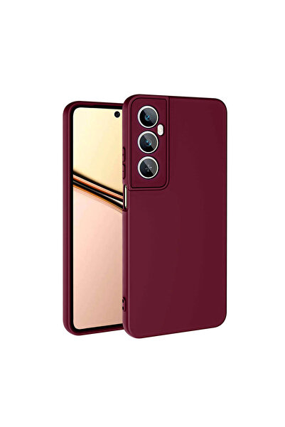 ECRUZ غطاء حماية لهاتف ريلمي C65 4G طراز ECRZ مارا - لون بنفسجي داكن